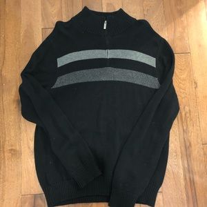 Mens large quarter zip Kenneth Cole